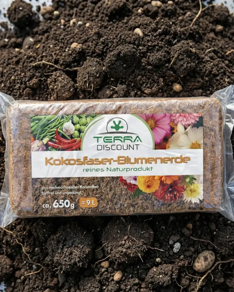 Kokoserde fein aufbereitet pflanzfertig torffrei