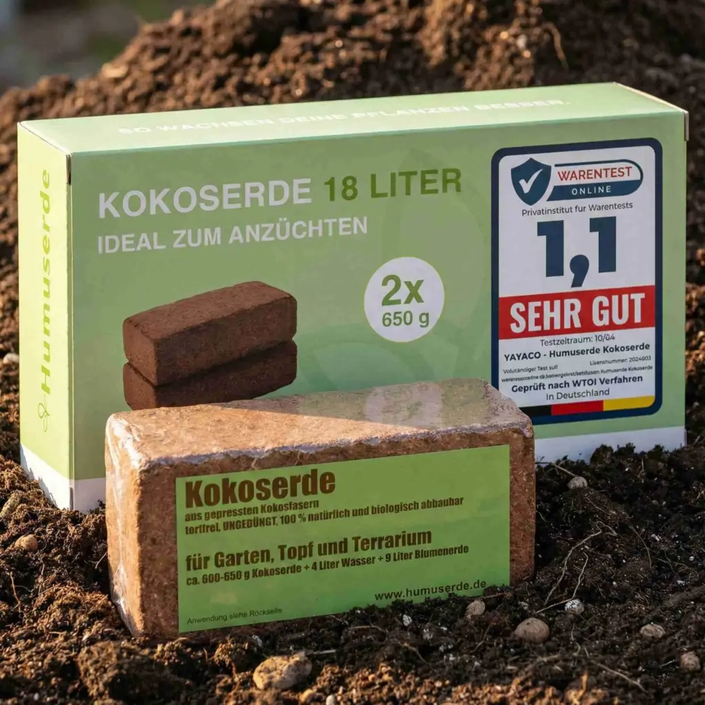 Humusziegel Produktvergleich vier verschiedene Marken